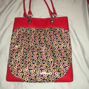 Red floral Vera Bradley bag